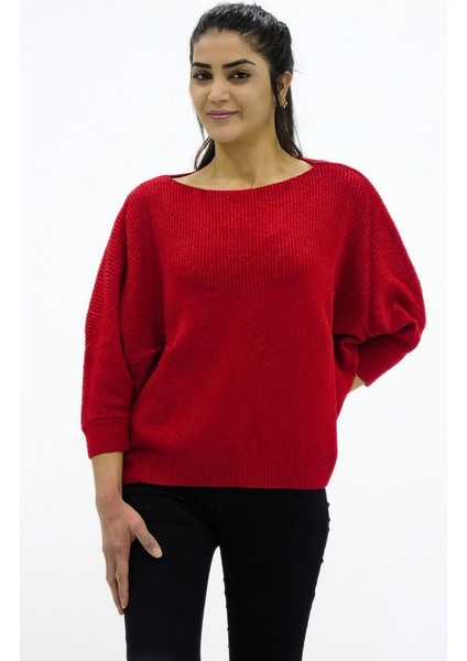 Kayık Yaka Triko Kazak modelleri