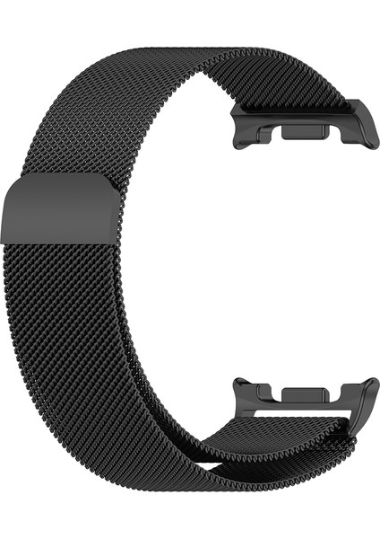 Galaxy Watch 8 40MM / 44MM Uyumlu Hasır Metal Kordon-01 Siyah