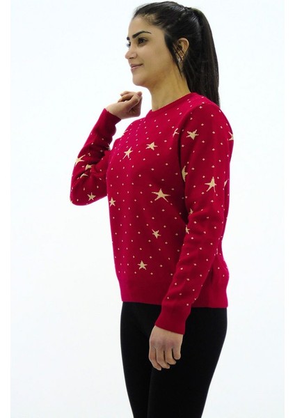 Yıldız Desenli Triko Kazak fiyatları