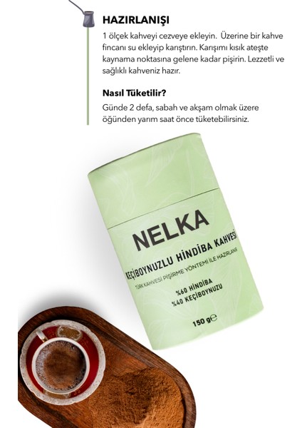 Keçiboynuzlu Hindiba Kahvesi - 150 G x 4 (4 Al 3 Öde) fırsatları