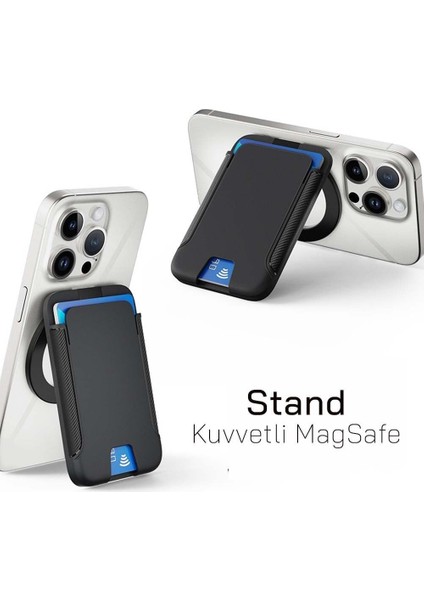 Iphone 16/15/14/13/12 Serisi ile Uyumlu Standlı Magsafe Kartlık fırsatları