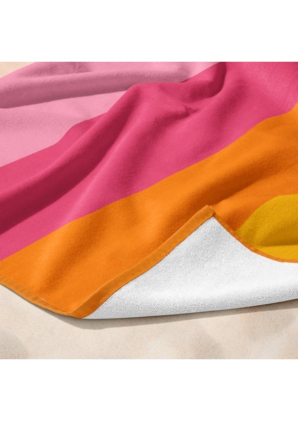 Beach Color Palette Plaj Havlusu