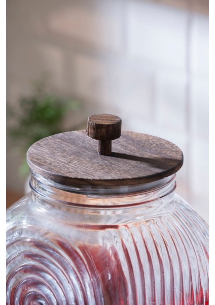 Dominic Ahşap Standlı Cam Sebil - 6 Lt modelleri