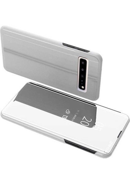 Samsung Galaxy S10 Aynalı Kapaklı Lüx Kılıf