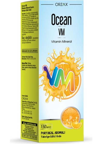 Vitamin Mineral Şurup 150 ml