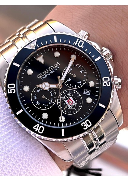 Beşiktaş Lisanslı Italyan Tasarım Bileklik Hediyeli 10 Atm Taraftar Kol Saati EBJK1089.350 fiyatları