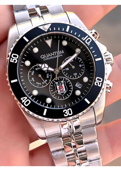 Beşiktaş Lisanslı Italyan Tasarım Bileklik Hediyeli 10 Atm Taraftar Kol Saati EBJK1089.350 fırsatları