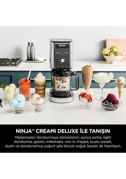 Creami Deluxe 10-In-1 Dondurma ve Frozen Makinesi