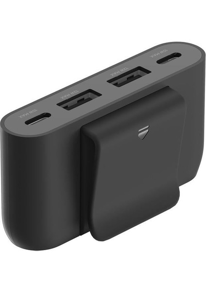BUZ001BT2MBKB7 4-Port Type C-A Power Extender 2m- Siyah fırsatları