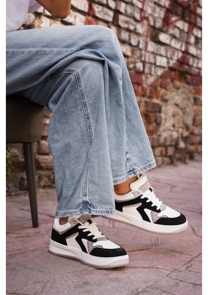 Kadın Sneaker Yüksek Taban Spor Ayakkabı Aryan Siyah fırsatları