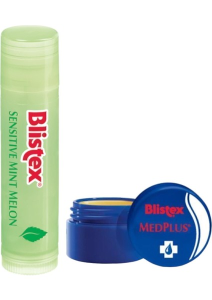 Medplus Jar (kavanoz) 7ml+sensıtıve Mınt Melon Nemlendirmeyi Destekleyen Kurtarıcı Dudak Bakım Kremi