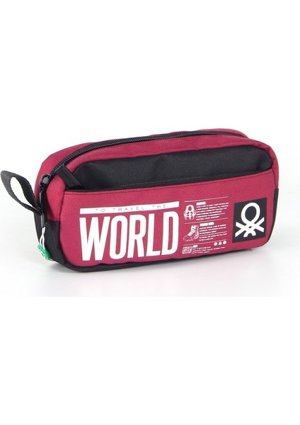 World Çift Bölmeli Kalem Çantası 03835