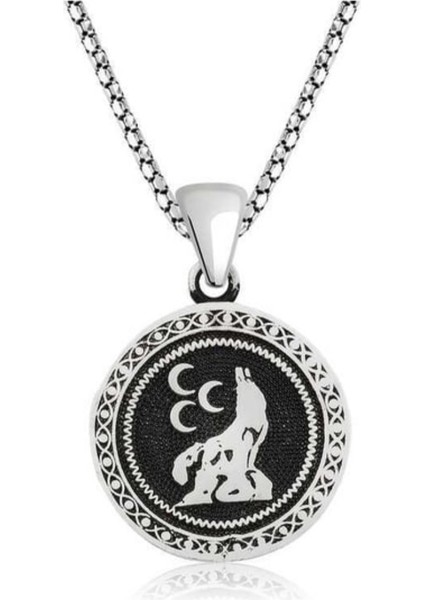 Çelik Baskılı Erkek Kolye