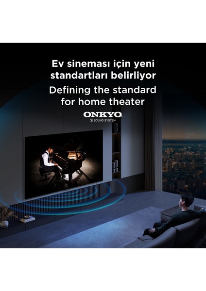 65T8C 65" 165 Ekran Uydu Alıcılı 4K Ultra HD QLED Google TV