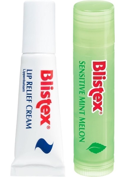 Çatlak Dudaklara Lip Relief Cream SPF15 6ml+Sensıtıve Mınt Melon Nemlendirmeyi Destekleyen Kurtarıcı Dudak Kremi 4.25GR fiyatları
