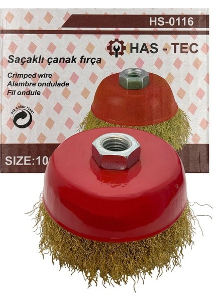 Saçaklı Çanak Fırça – Crimped Wire | Ø100 Mm, Profesyonel Yüzey Temizleme ve Pas Giderme modelleri