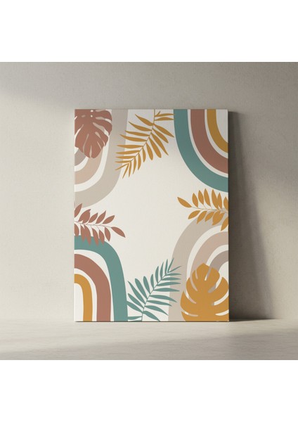 Bohem Tarzı Bitkisel Desenler Soyut Tablo fiyatları