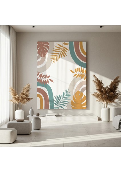 Bohem Tarzı Bitkisel Desenler Soyut Tablo fırsatları