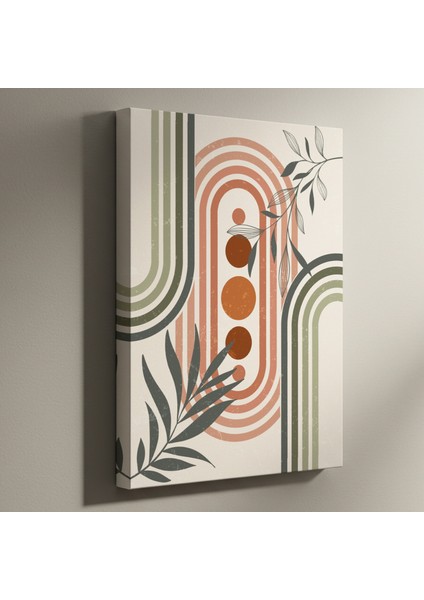 Soyut Geometrik ve Bitkisel Desenler Tablosu