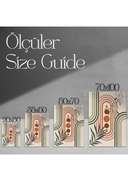 Soyut Geometrik ve Bitkisel Desenler Tablosu modelleri