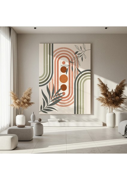 Soyut Geometrik ve Bitkisel Desenler Tablosu fırsatları