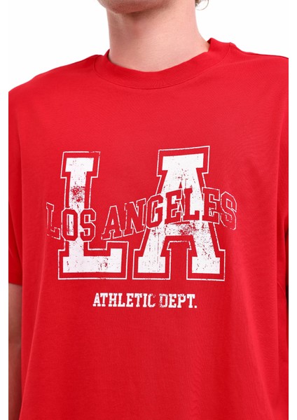 Wl 11KAROK BTS809 5pr Kırmızı Kadın Kısa Kol T-Shirt fırsatları