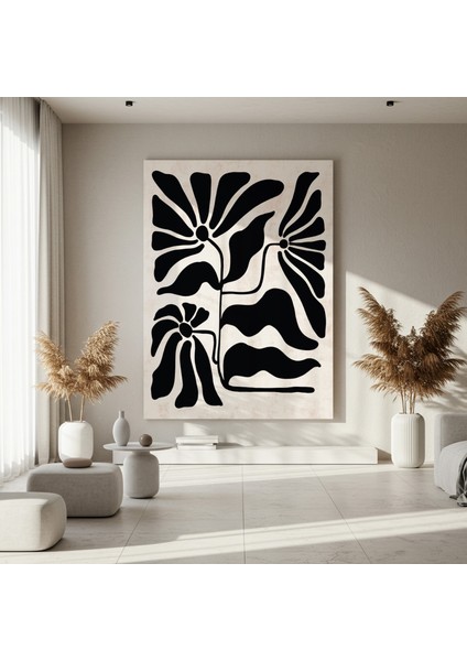 Soyut Bitkisel Desen Tablosu fırsatları