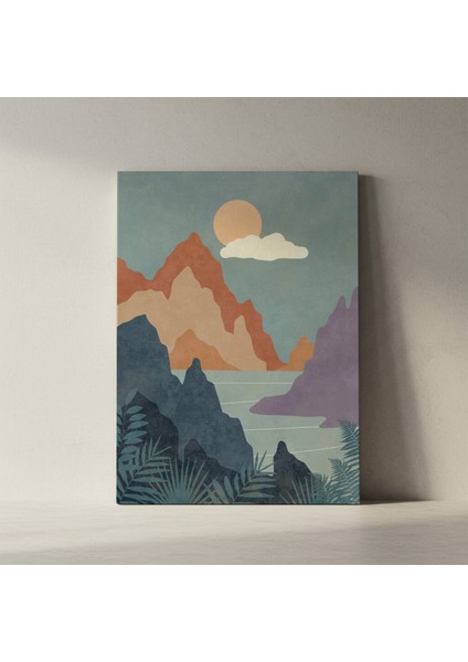 Sakin Dağ Manzarası Tablosu fiyatları