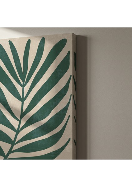 Soyut Yaprak Desenli Tablo indirimleri