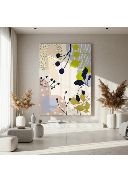 Soyut Bitkisel Desenler Tablosu fırsatları