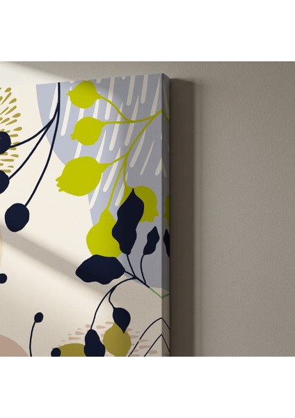 Soyut Bitkisel Desenler Tablosu indirimleri