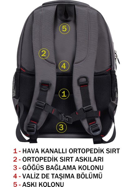 Unisex Okul Sırt Çantası Büyük Boy Çok Gözlü USB Type-C Su Geçirmez Oxford Kumaş Lise Üniversite fırsatları