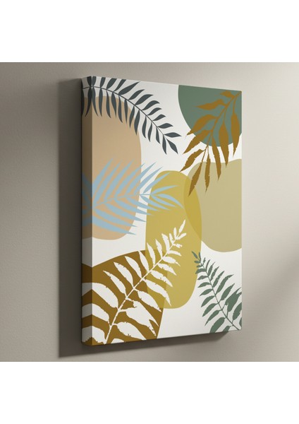 Soyut Botanik Desen Tablosu