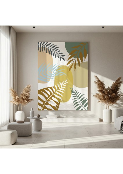 Soyut Botanik Desen Tablosu fırsatları