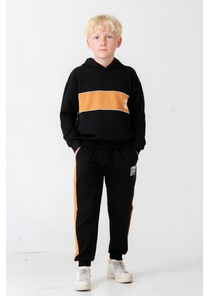 Erkek Çocuk Soul Fater Baskılı Alt Üst Eşofman Takımı AK7882