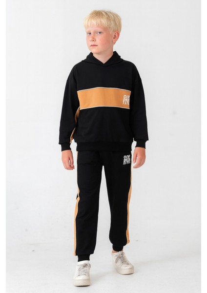 Erkek Çocuk Soul Fater Baskılı Alt Üst Eşofman Takımı AK7882 modelleri