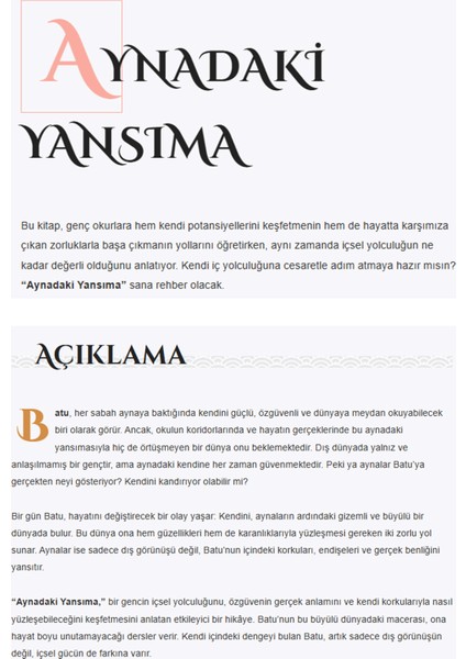 Aynadaki Yansıma - Derya Akdeniz fiyatları