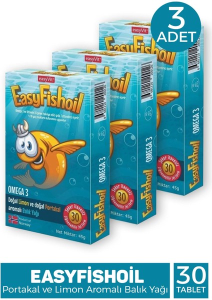 Easyfishoil 30 Jel Tablet 3 Adet