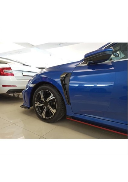 Honda - Civic Fc5 / Fk7 2016-2020 Uyumlu Camurluk Venti Kalın Piano Black fiyatları