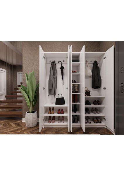 %100 Mdflam Vestiyer & Portmanto V-09 (150CM) fiyatları