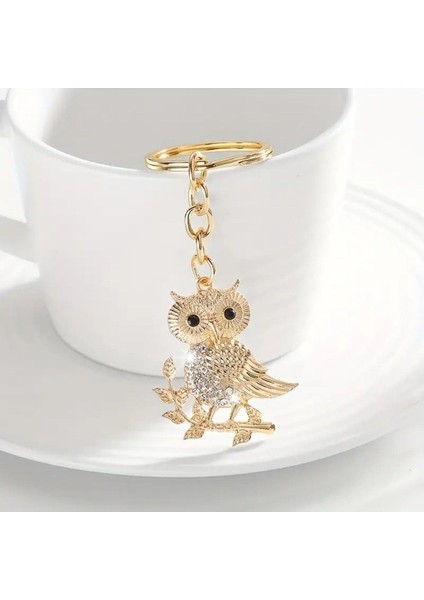 Zirkon Taşlı Baykuş Model Anahtarlık fiyatları