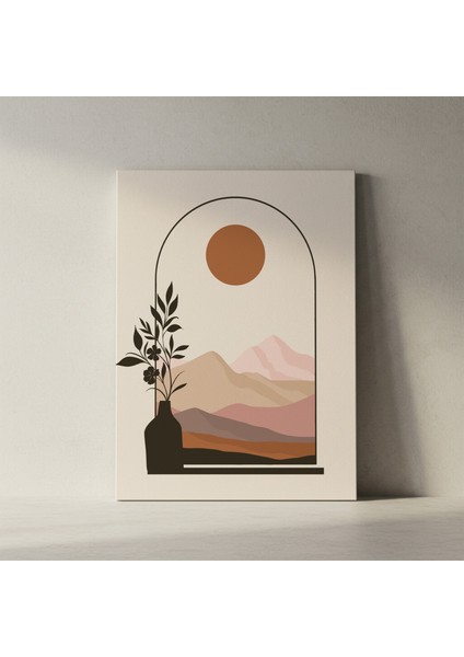 Minimalist Dağ Manzarası Tablosu fiyatları