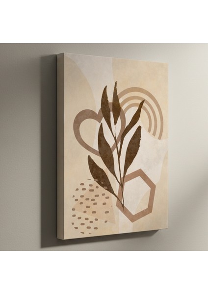 Soyut Bitkisel Desen Tablosu