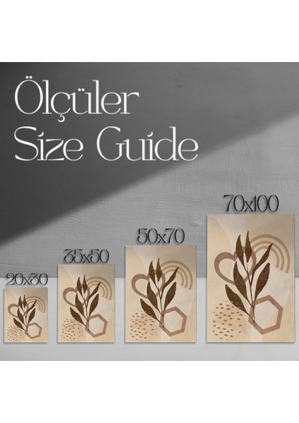 Soyut Bitkisel Desen Tablosu modelleri