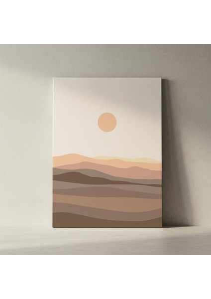 Minimalist Dağ Manzarası Tablosu fiyatları