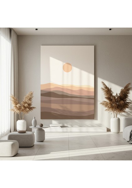 Minimalist Dağ Manzarası Tablosu fırsatları