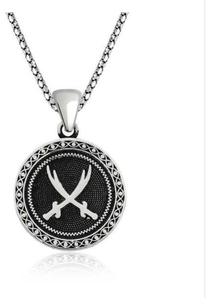 Çelik Baskılı Erkek Kolye