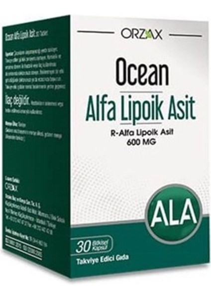 Alfa Lipoik Asit 600 Mg 30 Tablet