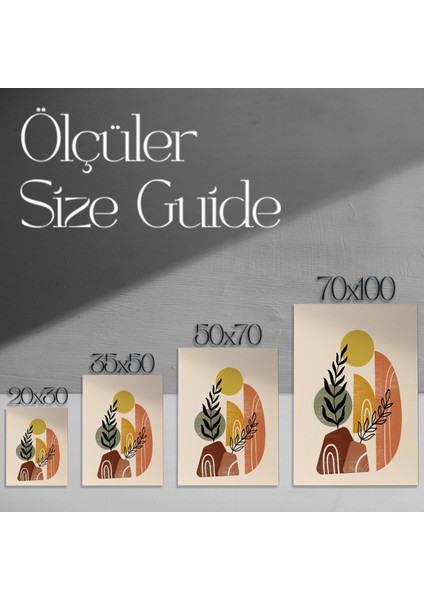 Soyut Bitkisel Desenler Tablosu modelleri