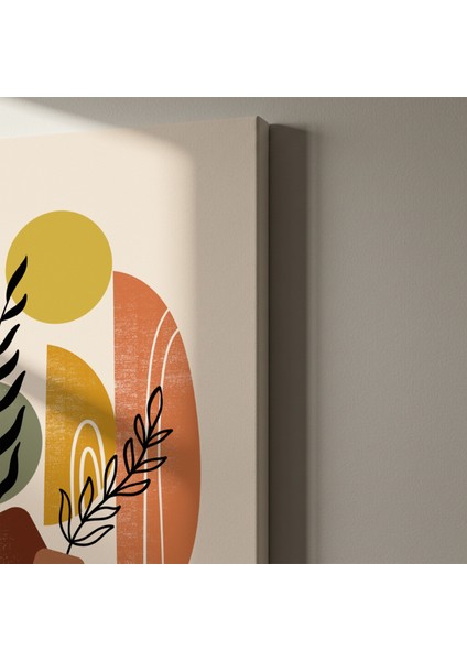 Soyut Bitkisel Desenler Tablosu indirimleri